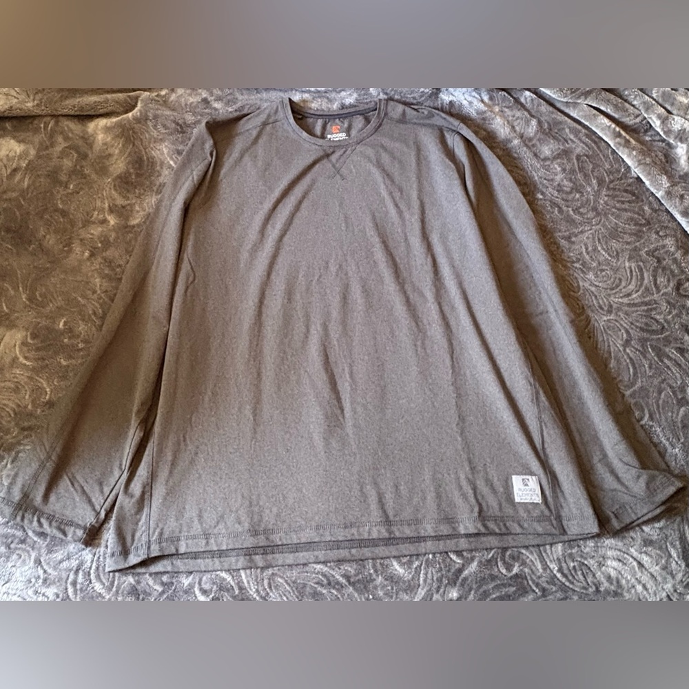 Rugged Elements Men's Gray Long Sleeve Shirt Size XXL